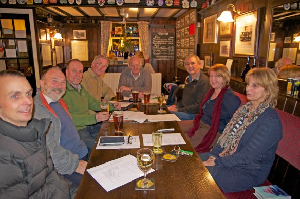 Bonsall History Project members meet in the King's Head in Bonsall